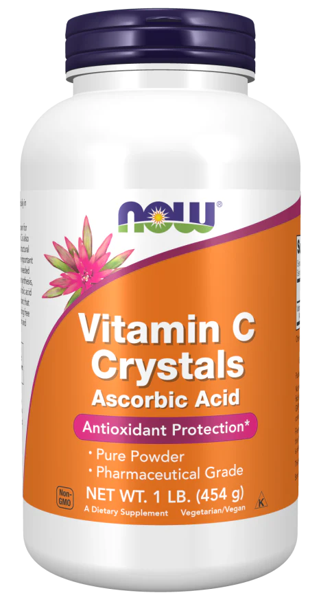 NOW Vitamin C Crystals Powder (1 lb)