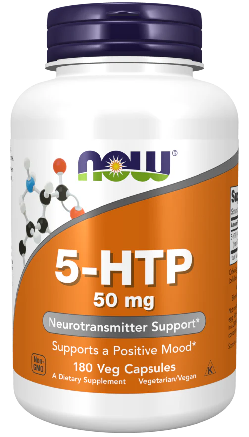 NOW 5-HTP 50 mg (180 Veg Caps)