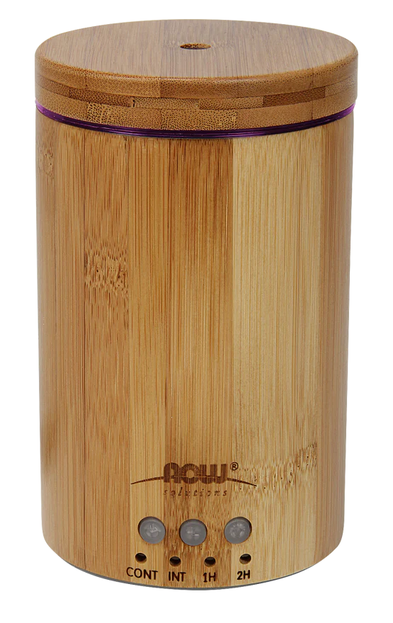 NOW Ultrasonic Real Bamboo Essential Oil Diffuser - Image 2