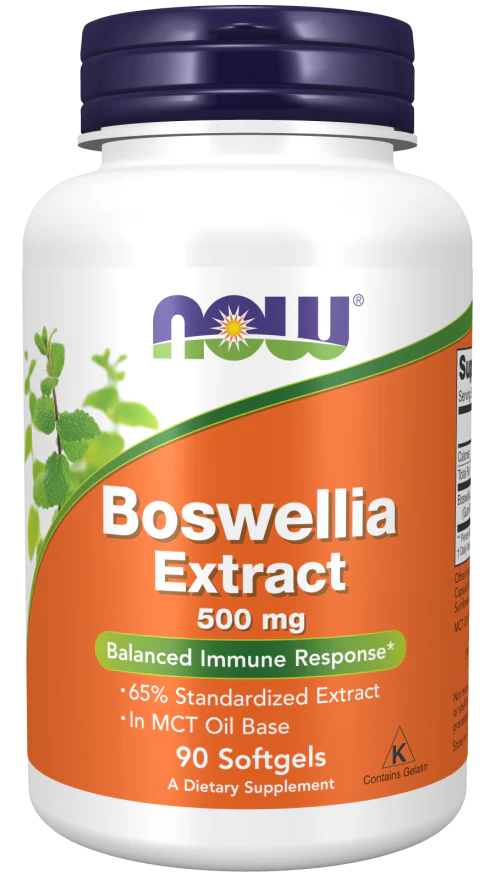 NOW Boswellia Extract 500 mg (90 Softgels)
