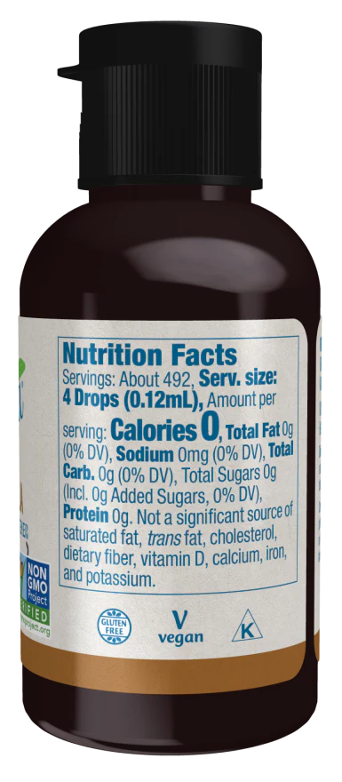 NOW BetterStevia® Liquid, French Vanilla (2 fl oz) - Image 2