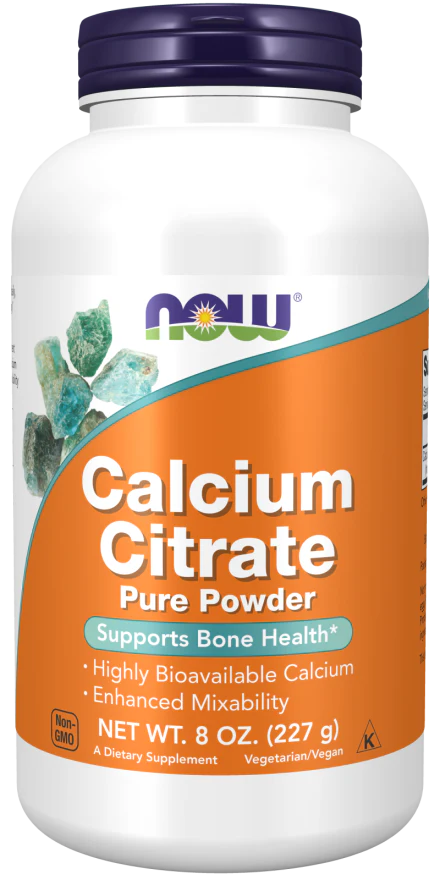 NOW Calcium Citrate Pure Powder (8 oz)