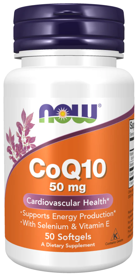 NOW CoQ10 50 mg (50 Softgels)