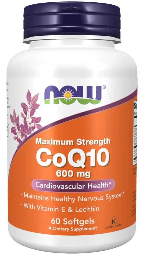 NOW CoQ10 600 mg (60 Softgels)