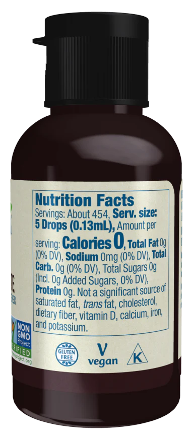 NOW BetterStevia® Liquid, Dark Chocolate (2 fl oz) - Image 2