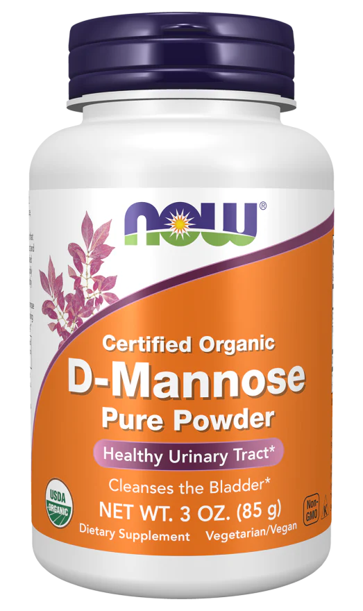 NOW D-Mannose, Organic Pure Powder (3 oz)