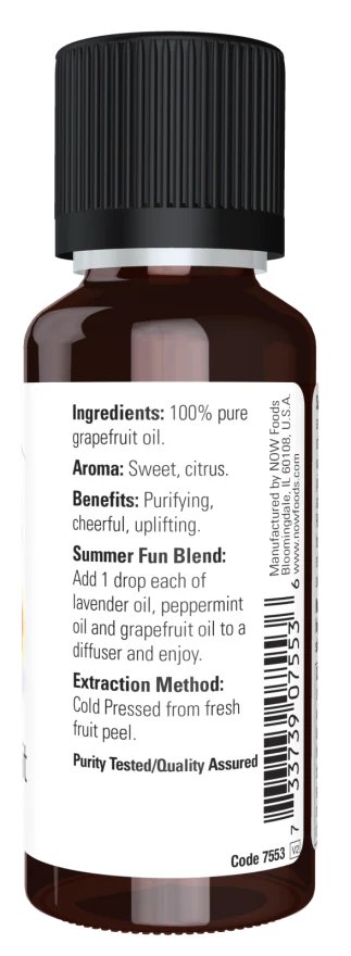 NOW Grapefruit Oil - Image 2