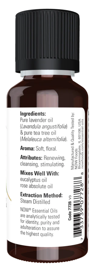 NOW Lavender & Tea Tree Oil - Image 2