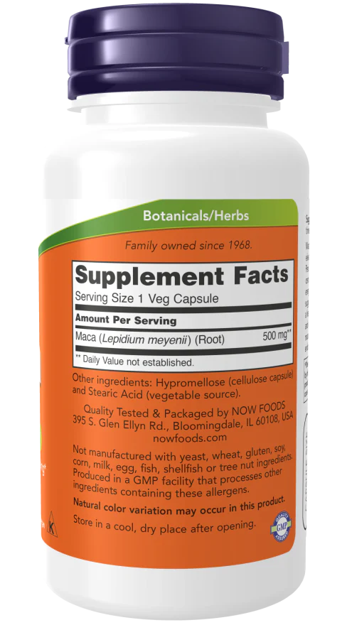 NOW Maca 500 mg - Image 2