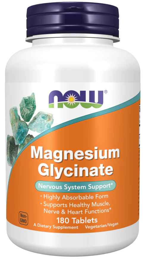 NOW Magnesium Glycinate (180 Tablets)