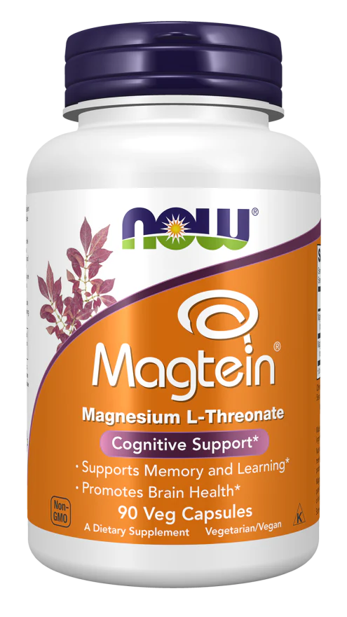 NOW Magtein® Magnesium L-Threonate (90 Veg Caps)