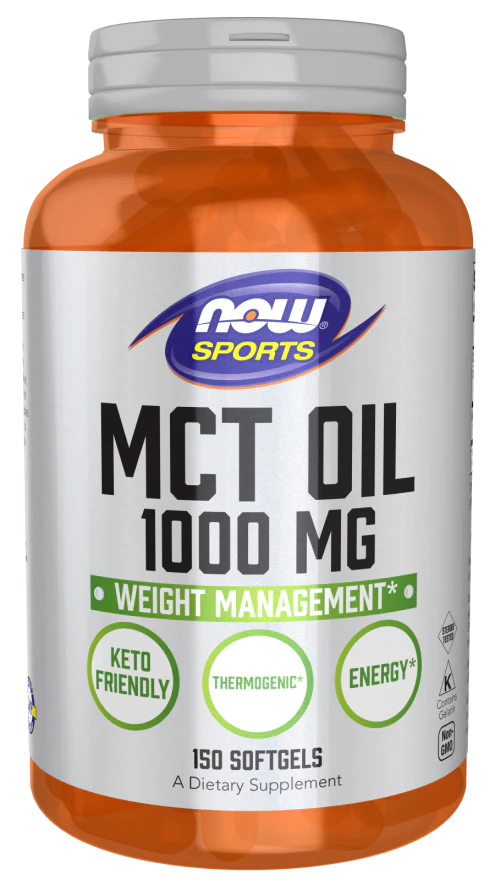 NOW MCT Oil 1000 mg (150 Softgels)