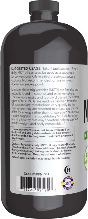 NOW MCT Oil Liquid - Image 3