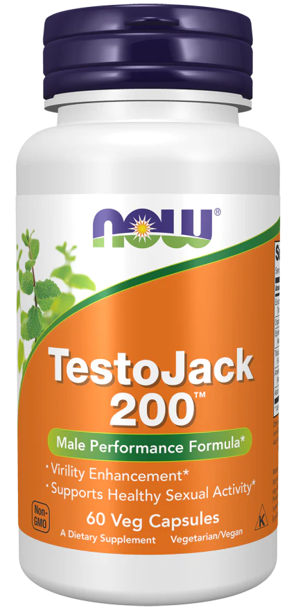 NOW TestoJack® 200 (60 Veg Caps)