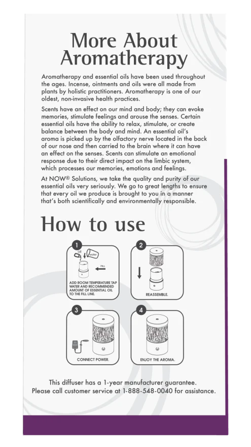 NOW Metal Touch Ultrasonic Oil Diffuser - Image 4