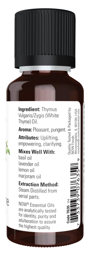 NOW White Thyme Oil - Image 3