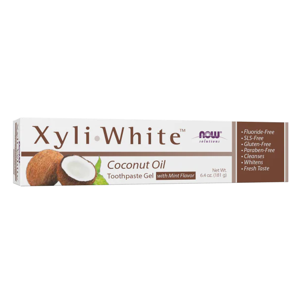 NOW XyliWhite™ Coconut Oil Toothpaste Gel 6.4oz