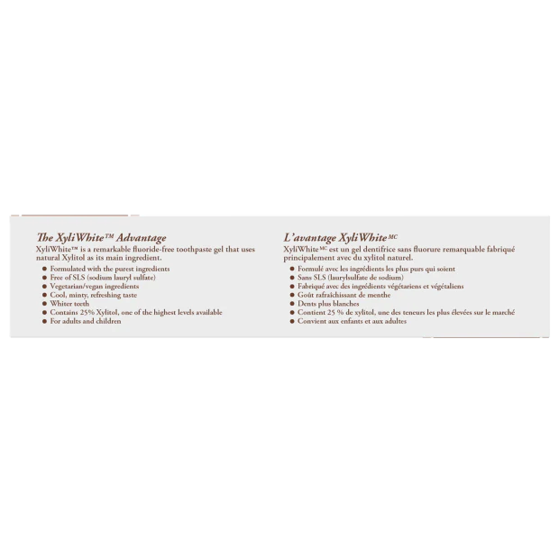 NOW XyliWhite™ Coconut Oil Toothpaste Gel 6.4oz - Image 3