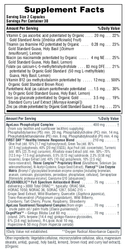 Natures Plus AgeLoss® Brain Support Capsules - Image 2