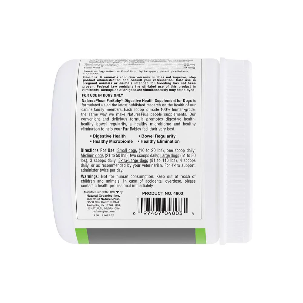 Natures Plus FurBaby® Digestive Support for Dogs - Image 3
