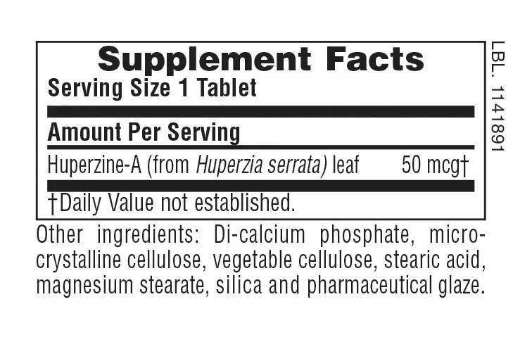 Natures Plus Huperzine Rx-Brain® Tablets - Image 4