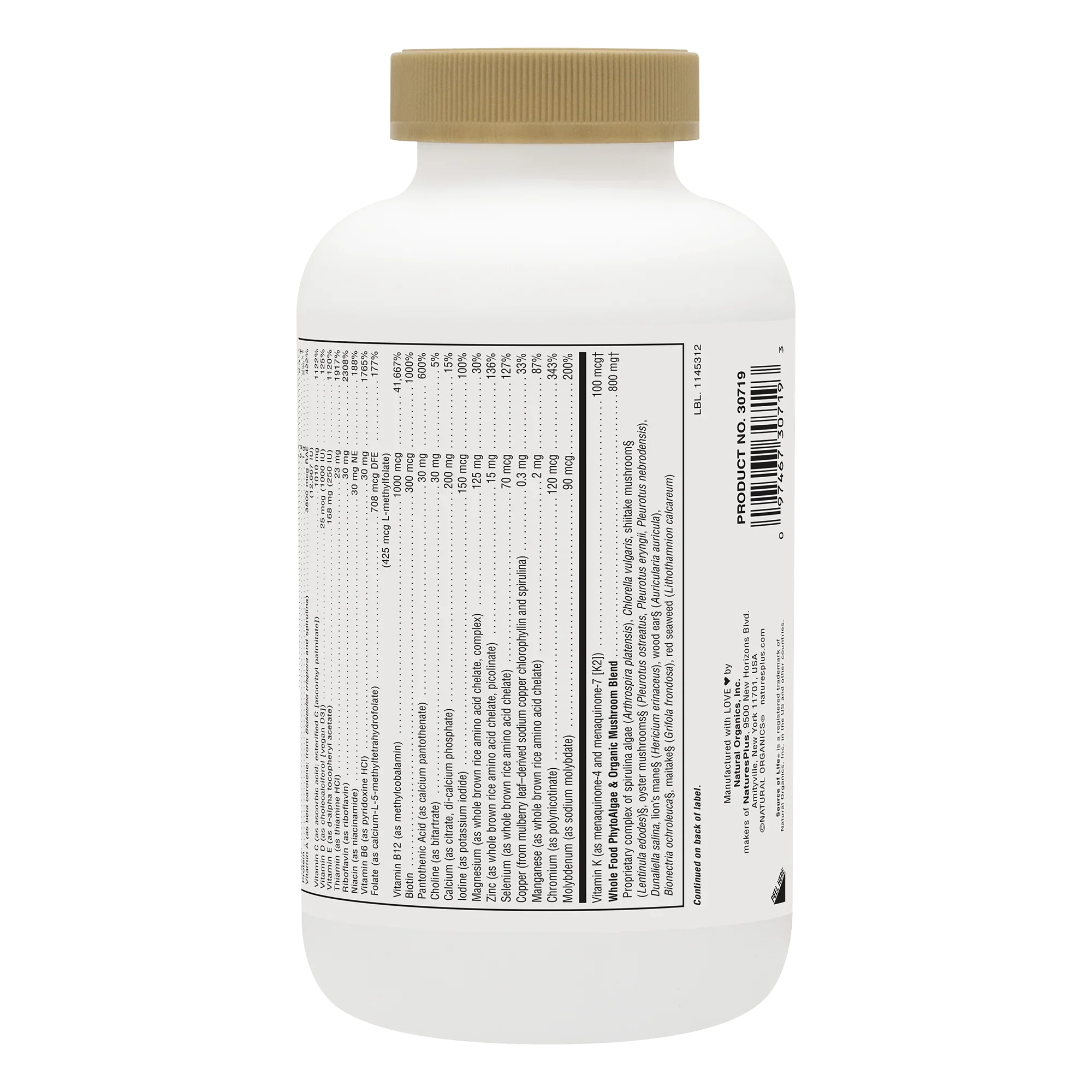 Nature's Plus Source of Life® GOLD Multivitamin Tropical Fruit Chewables (90 Chews) - Image 3