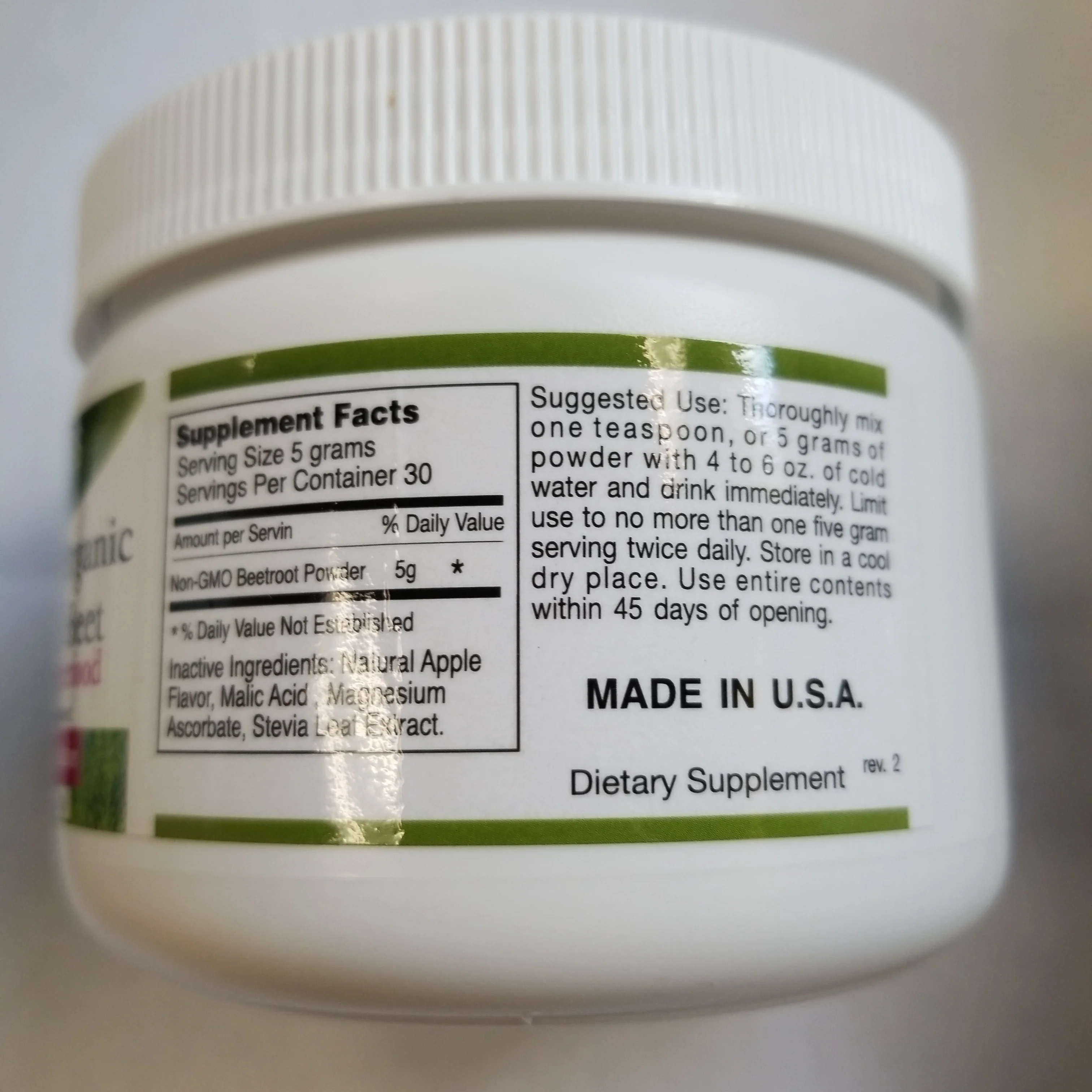 Natures Vision Beet Powder 6oz - Image 2