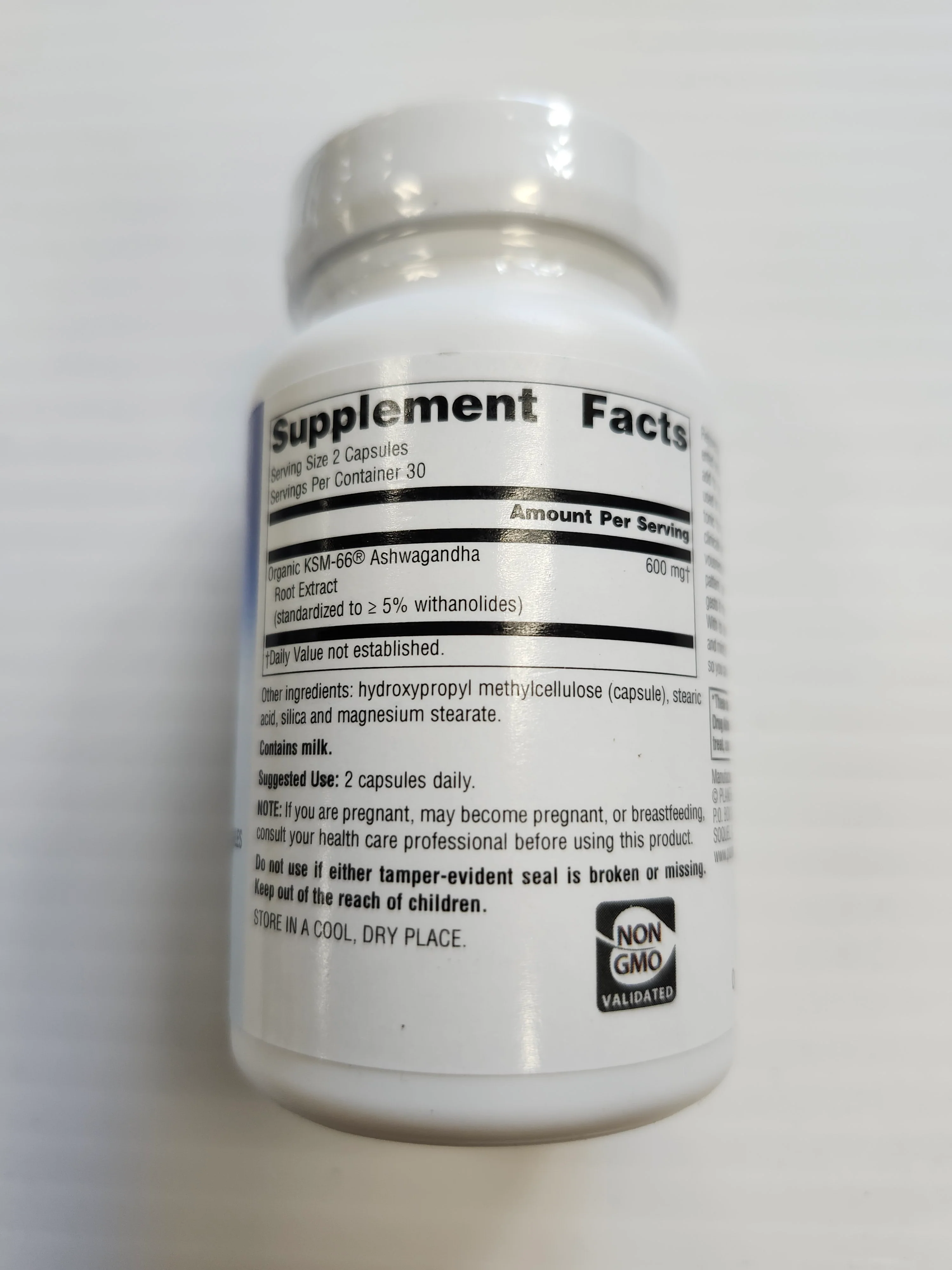 Planetary Herbals KSM-66 Ashwagandha 600mg (60 Veg Caps) - Image 2