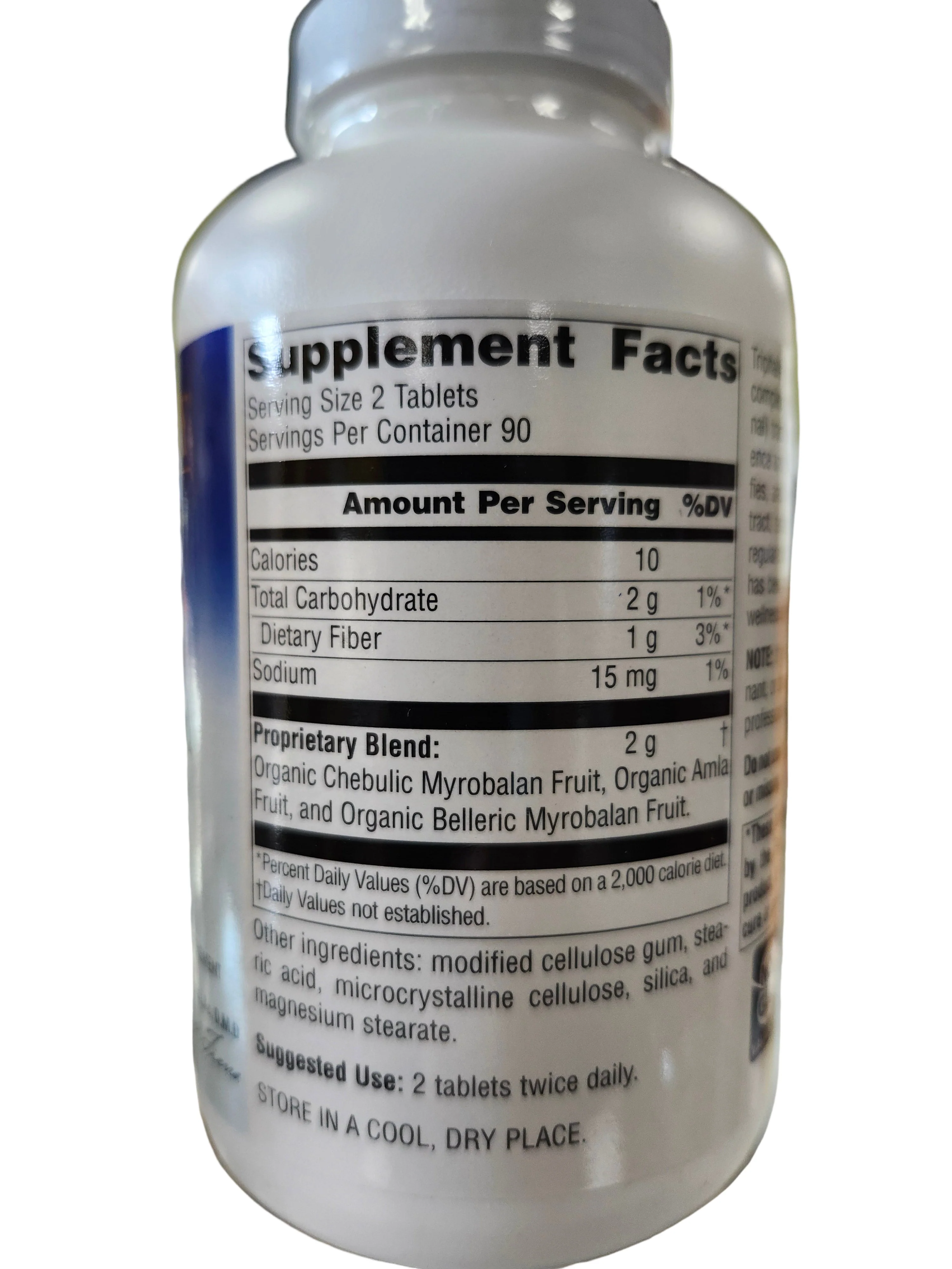 Planetary Herbals Triphala 1000mg (180 Tablets) - Image 2
