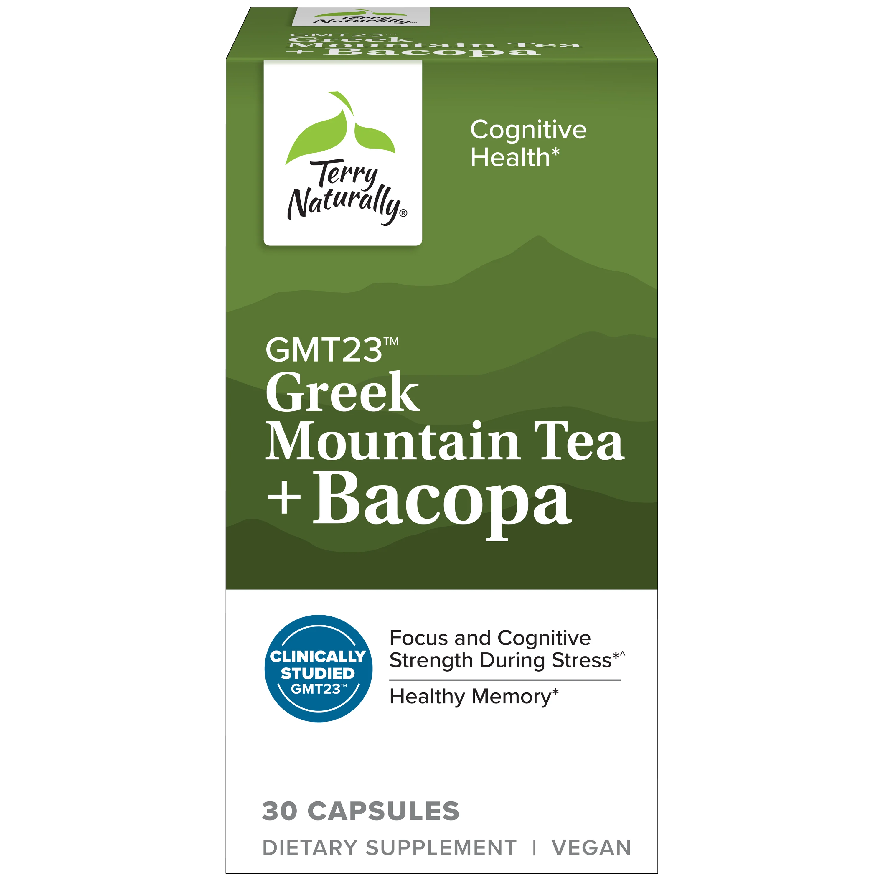 Terry Naturally GMT23™ Greek Mountain Tea + Bacopa