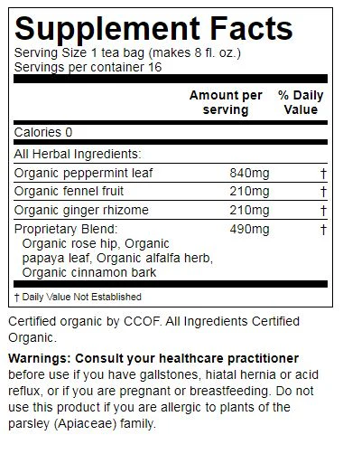 Traditinal Medicinal Belly Comfort® Peppermint Tea - Image 2