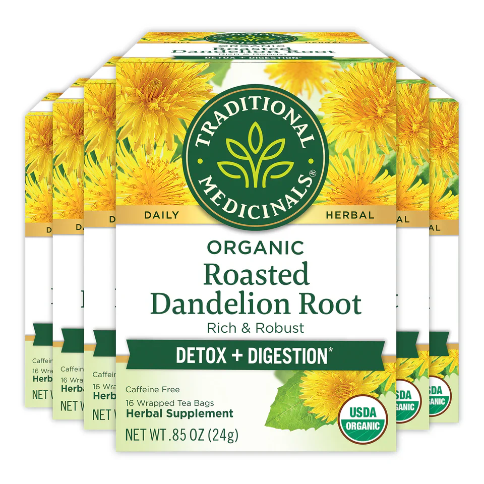 Traditional Medicinal Roasted Dandelion Root Tea