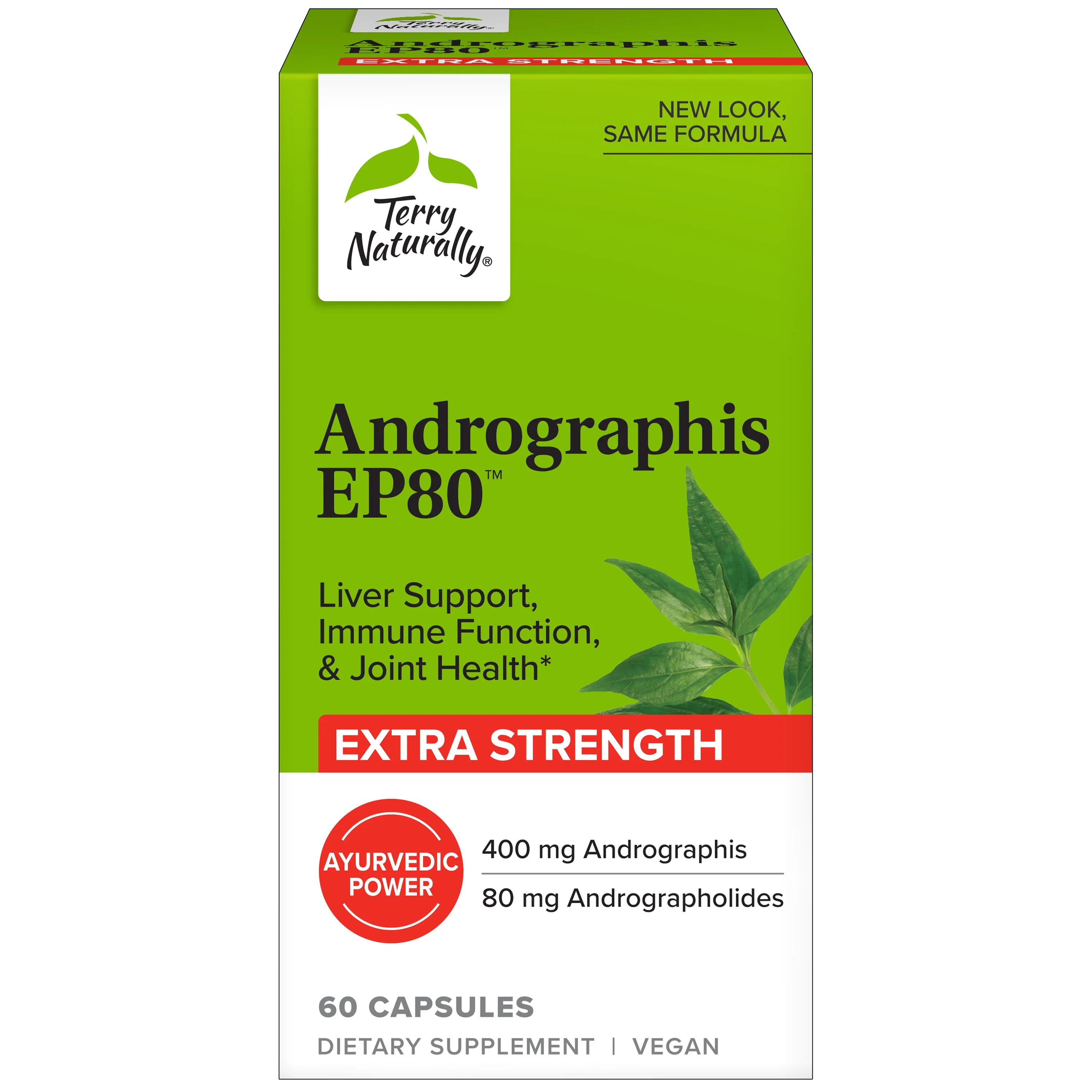 Terry Naturally Andrographis EP80™ Extra Strength (60 Caps)