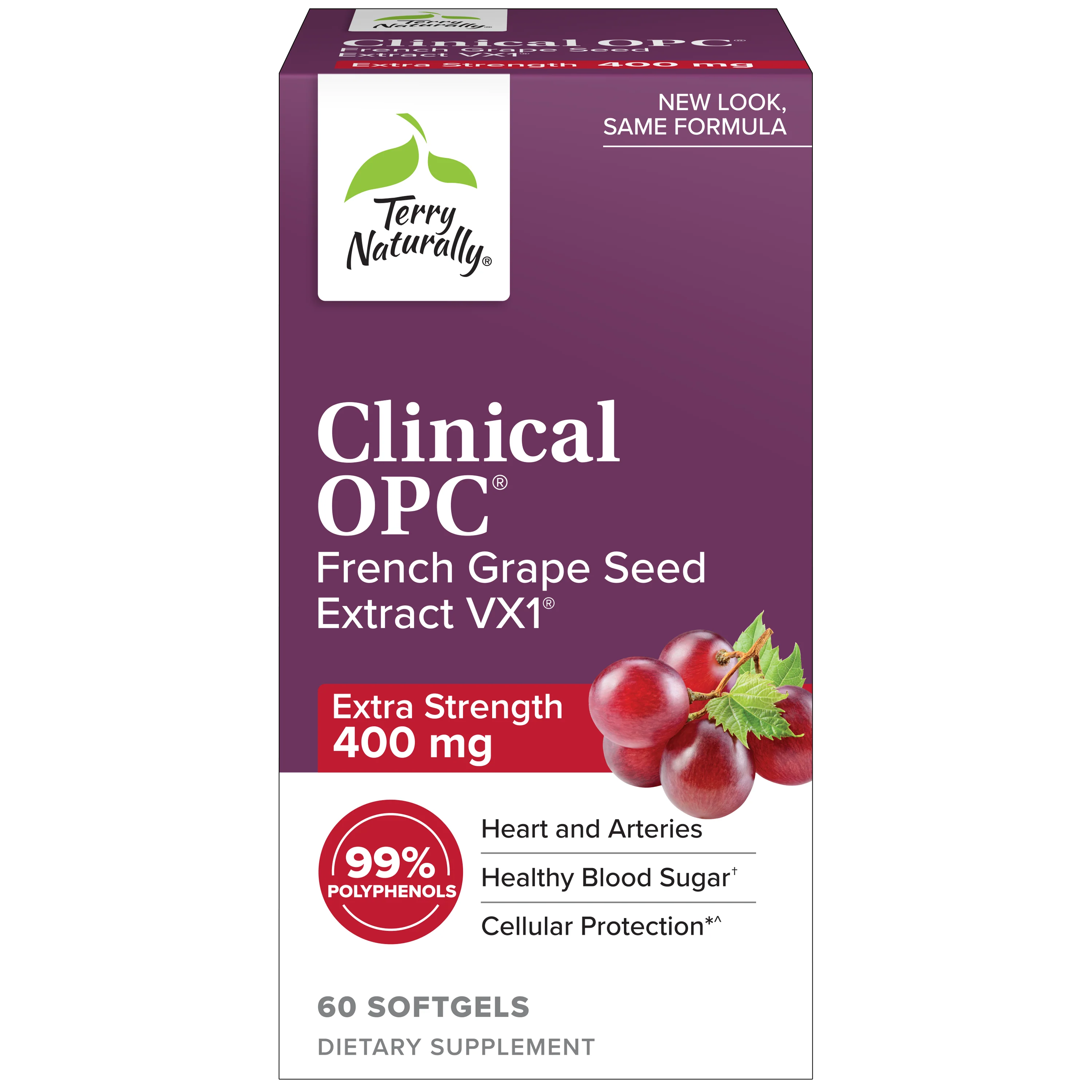 Terry Naturally Clinical OPC® Extra Strength (60 Softgels)