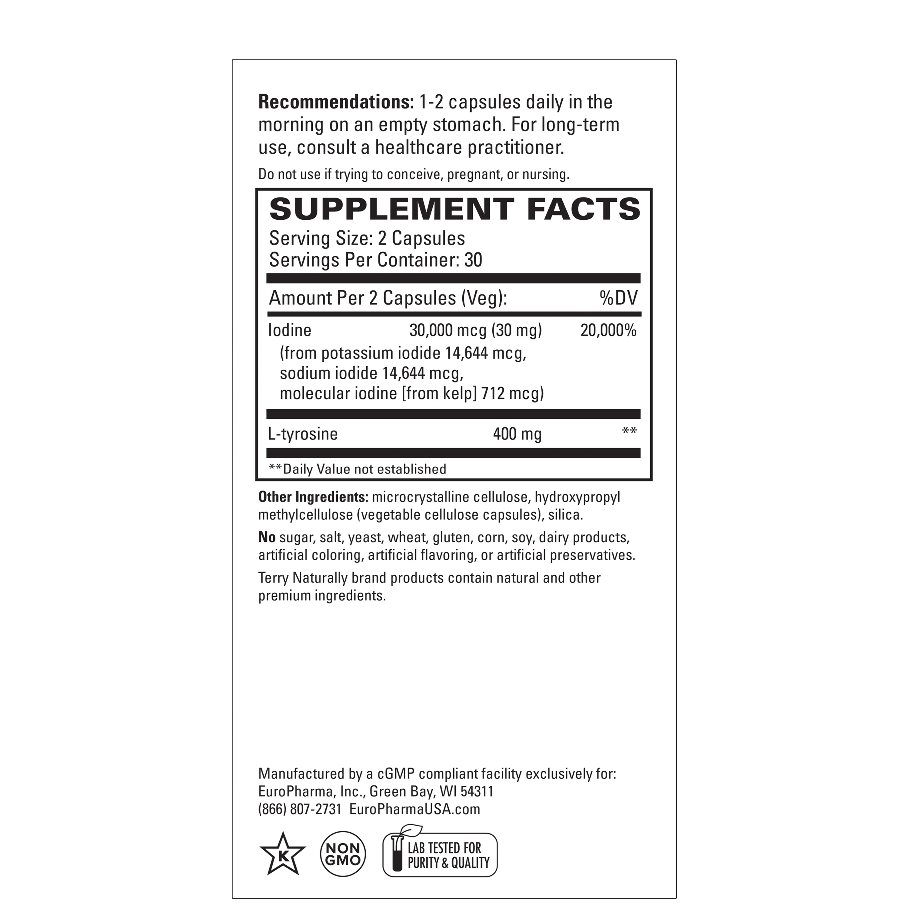 Terry Naturally Thyroid Care™* (60 Caps) - Image 2