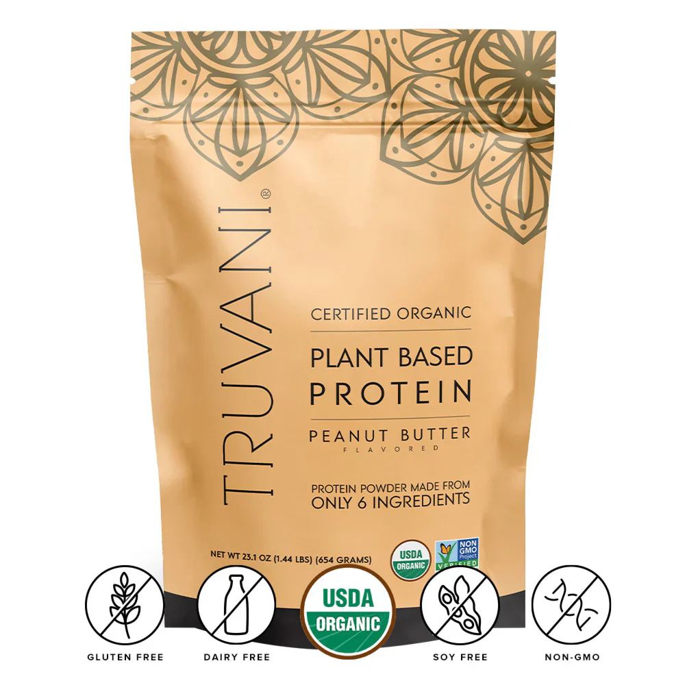 Truvani Plant Based Protein Powder (Peanut Butter) 10 Serving