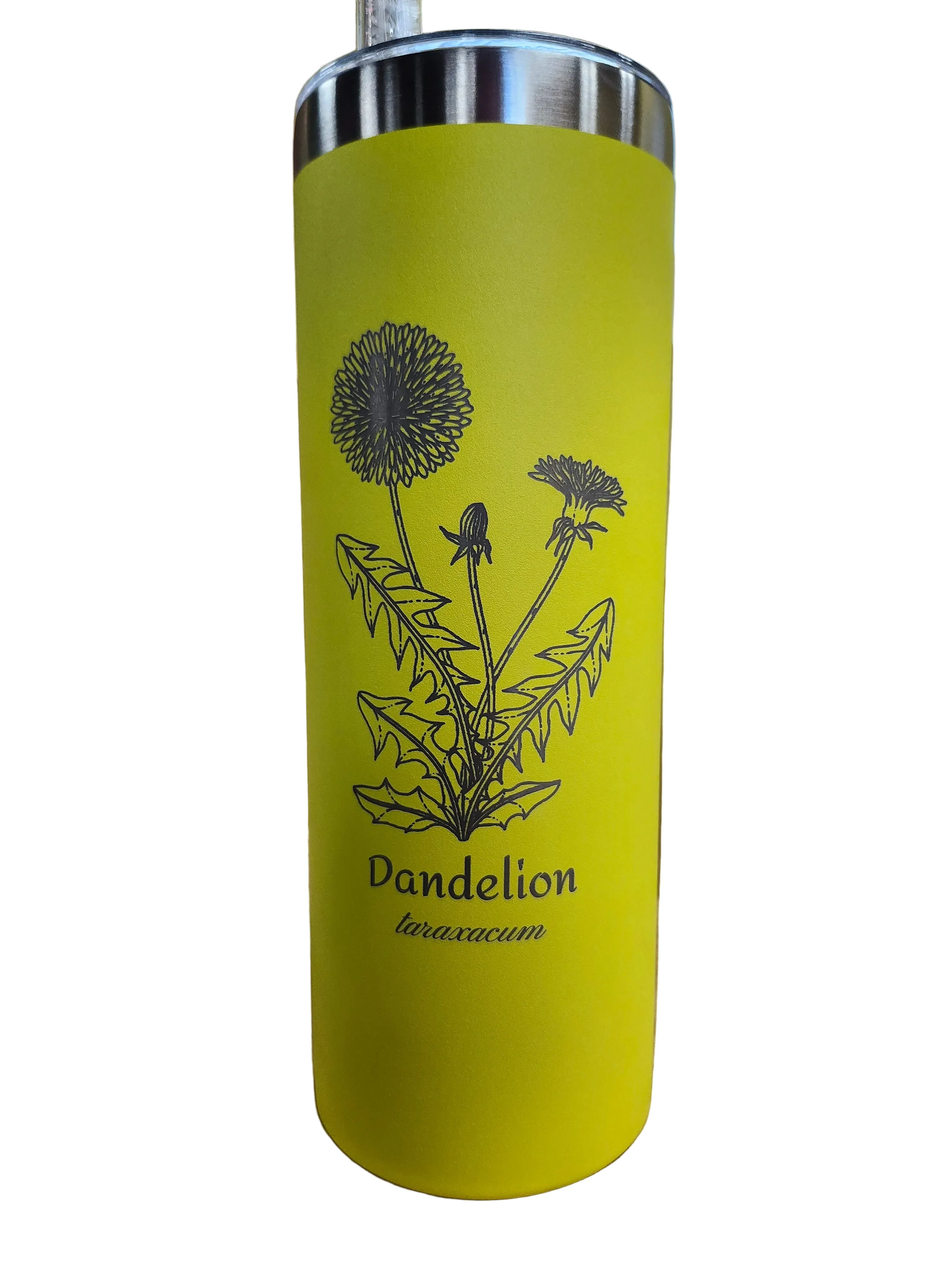 Fine Thymes 20oz Skinny Tumbler Dandelion Print - Image 3