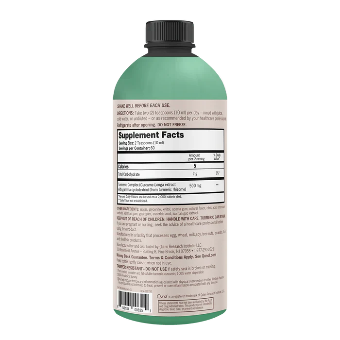 Qunol Vegetarian Liquid Turmeric 650mg (600 ml) (60 servings) - Image 2