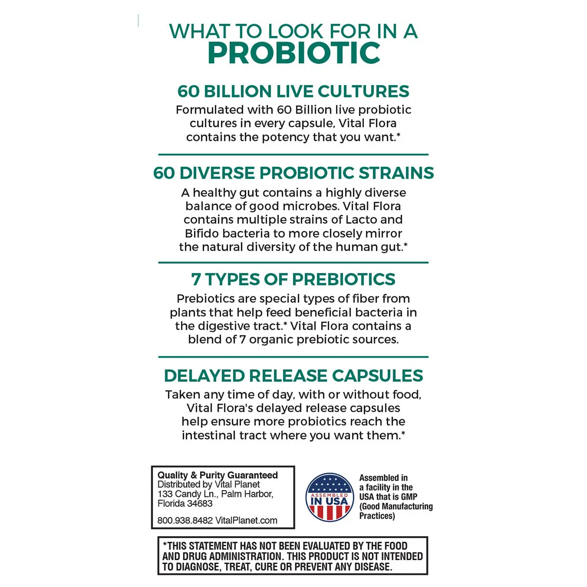 Vital Flora Men’s 55+ Daily Probiotic (Shelf Stable) - Image 4