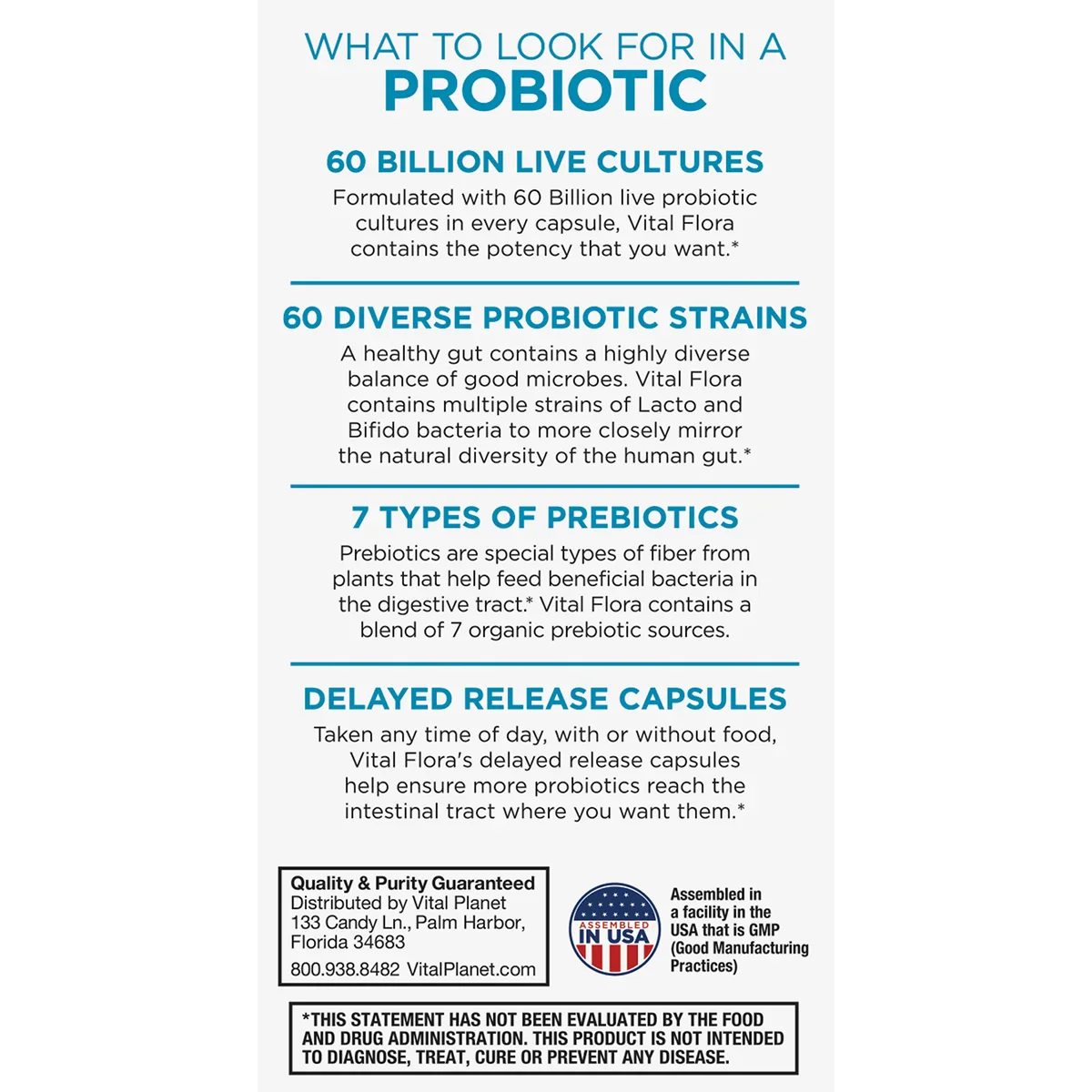 Vital Flora Men’s Daily Probiotic (Shelf Stable) - Image 3