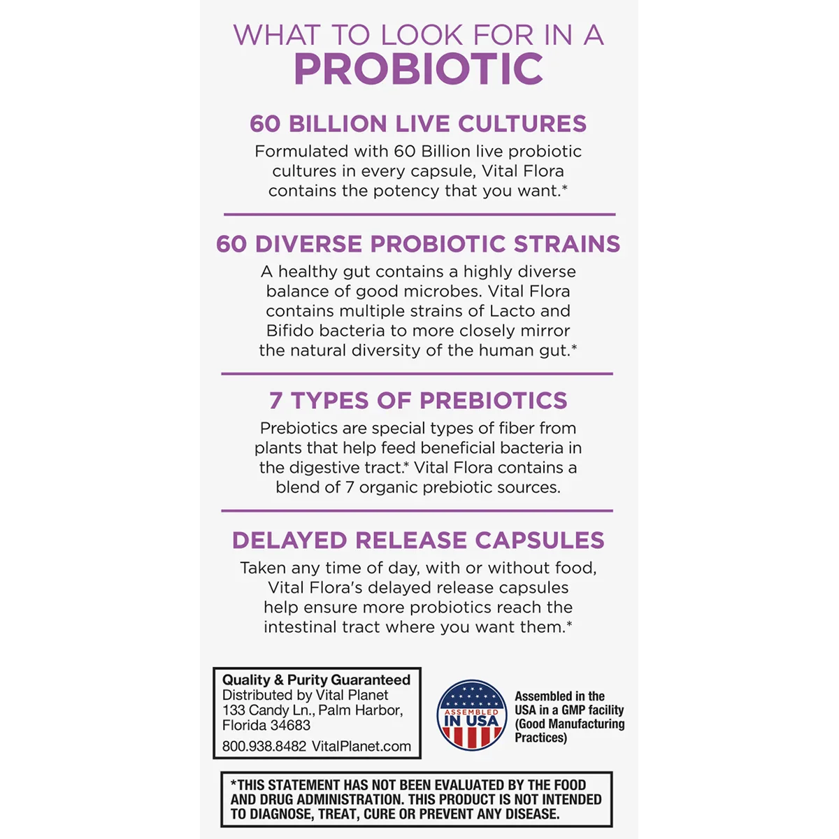 Vital Flora Women 55+ Daily Probiotic (Shelf Stable) - Image 3