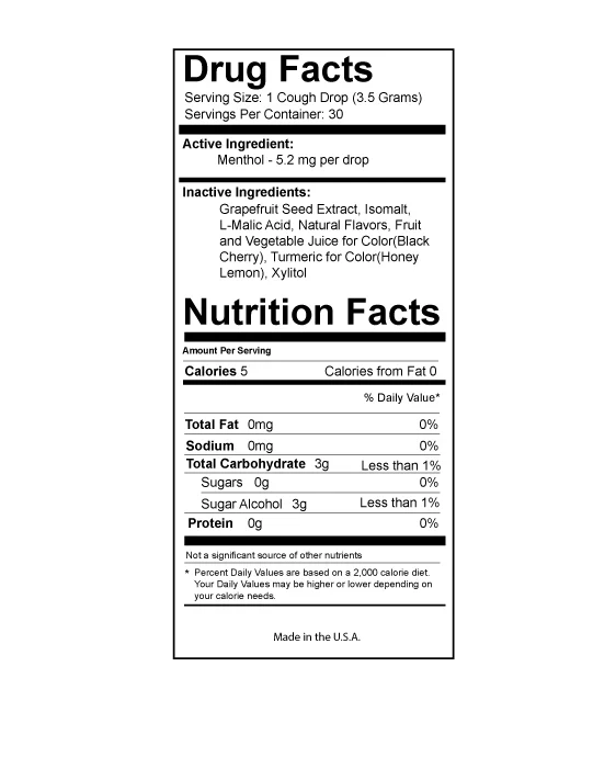 Xlear Cough Drops (Honey Lemon) - Image 3